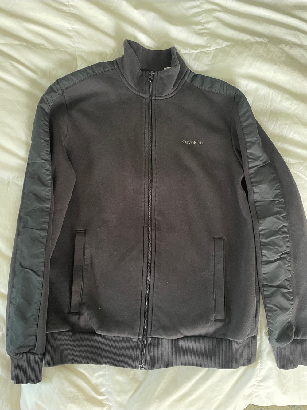 Men’s Calvin Klein Black Zip-Up Hoodie